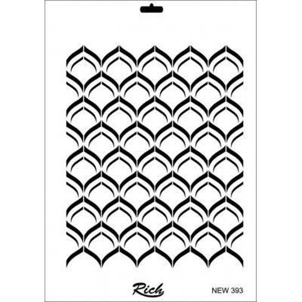 Rich New Seri N-393 Stencil 35x25 cm - Image 1