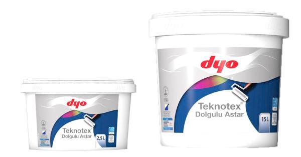 Dyo Teknotex Dolgulu Dış Cephe Astarı 15 Litre Beyaz - Image 1