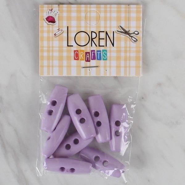 Loren Crafts lila 8 li çoban düğmesi - 60 - Image 1