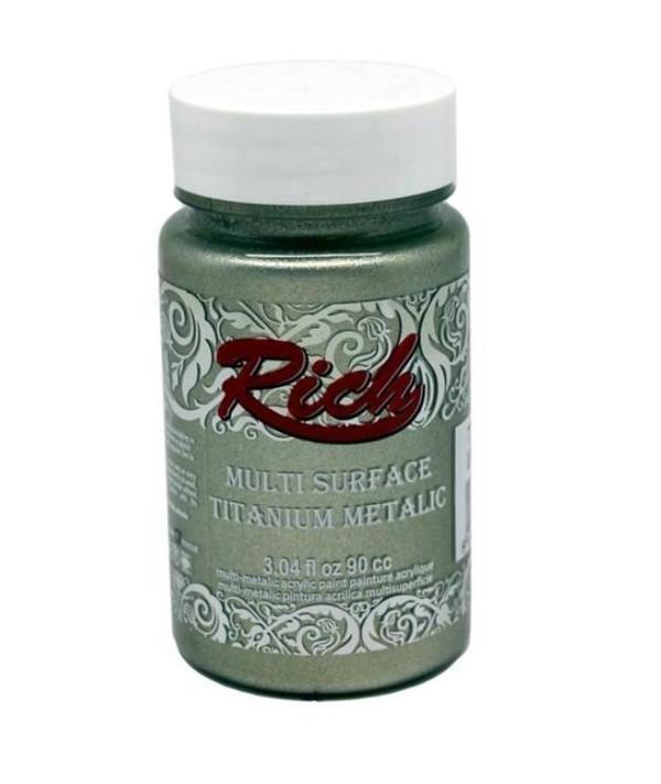 Rich Multi Surface Titanium 2504 Antik Gümüş Metalik 90 cc - Image 1