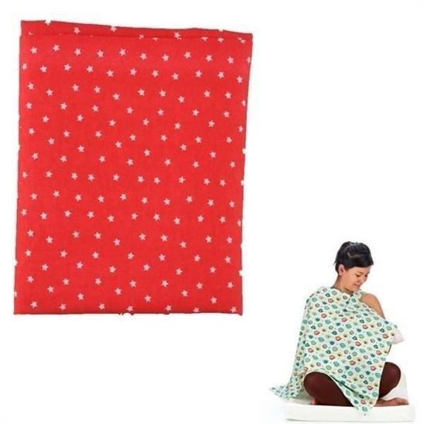 BUFFER® Kullanışlı Kemerli Yıldız Desenli Bebek Emzirme Önlüğü Örtüsü - Image 1