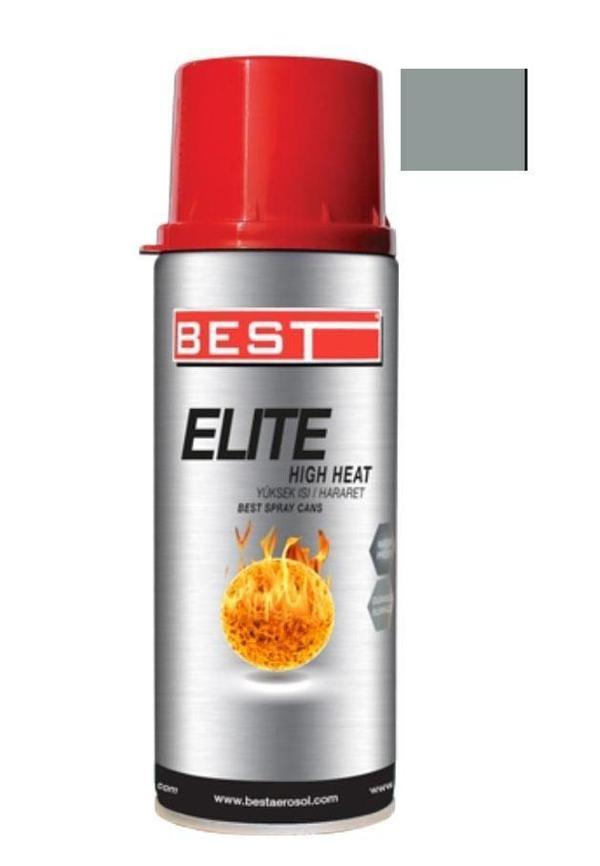 Best Elite Gümüş 600 C Isıya Dayanıklı Sprey Boya 400 ml - Image 1