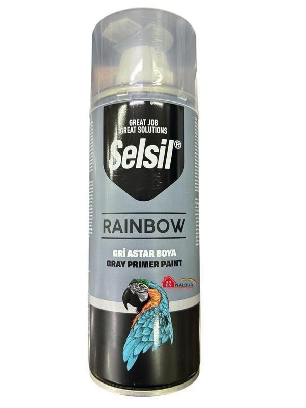 Selsil Rainbow Akrilik Sprey Astar 7042 Gri - Image 1