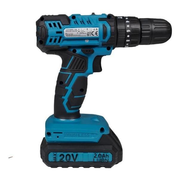 Cat Power 1390 Akülü Darbeli Matkap 20 Volt Kömürsüz - Image 1