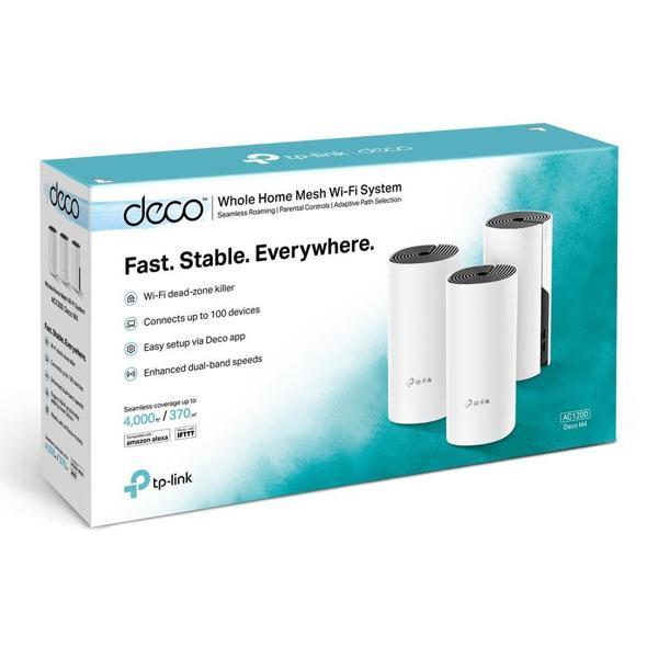 TP-LINK DECO M4 1200MBPS MESH WI-FI SİSTEMİ (ÜÇLÜ) - Image 1