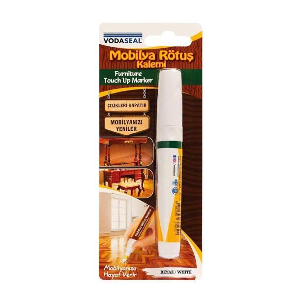 Vodaseal Mobilya Rötuş Kalemi Tekli Beyaz - Image 1