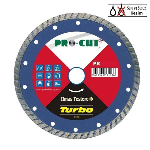 Procut AB 230 mm Turbo Kanallı Elmas Testere - Image 1