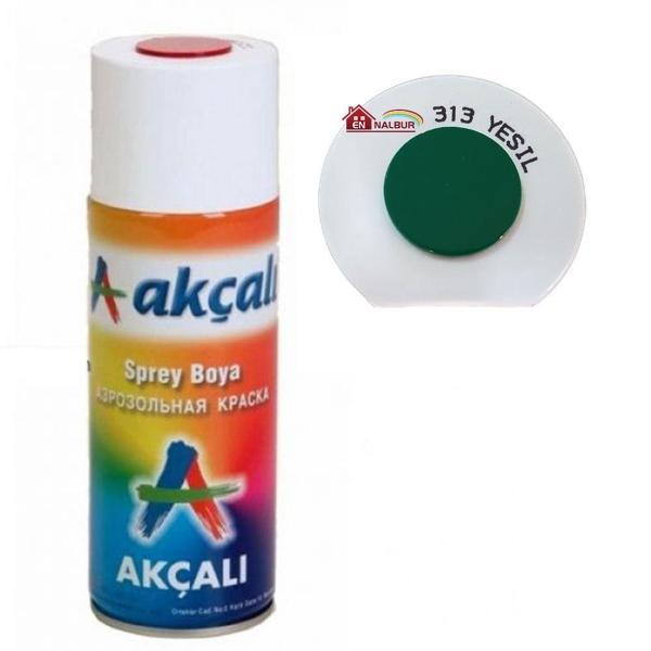 Akçalı Sprey Boya 400 ml 313 Yeşil - Image 1