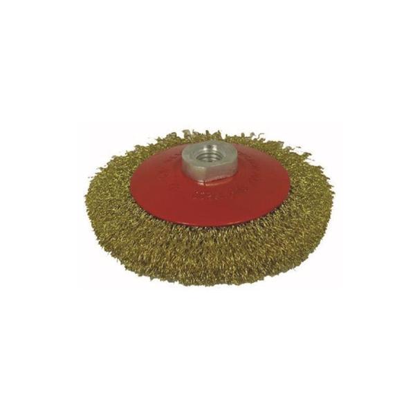 Partner 03031 M14 Vidalı  Sarı Telli Fırça 100 mm - Image 1