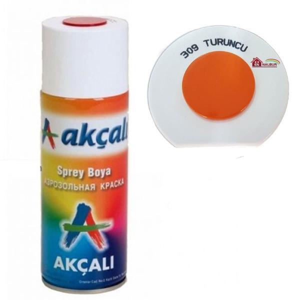 Akçalı Sprey Boya 400 ml 309 Turuncu - Image 1