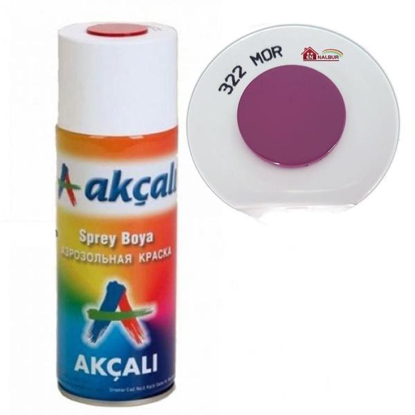 Akçalı Sprey Boya 400 ml 322 Mor - Image 1