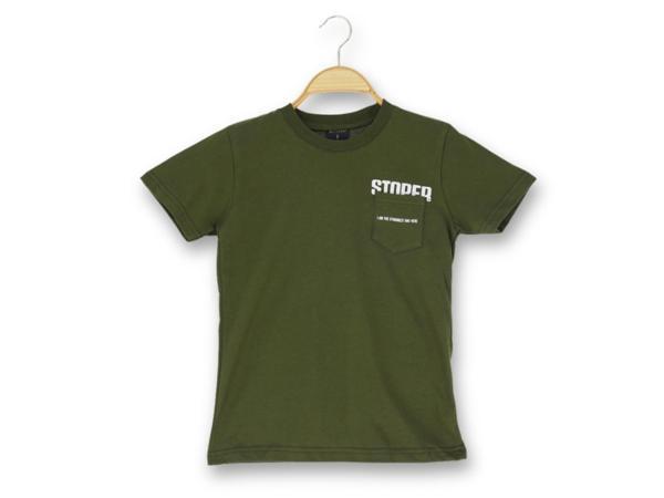 CEPLİ STOPER BASKILI 36/1 SÜPREM ERKEK TSHİRT Haki - Image 1