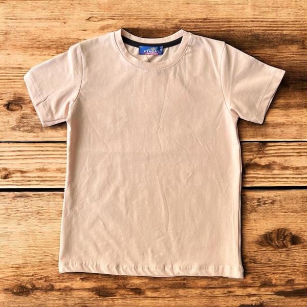 ARKA CALIFORNİA BASKILI 36/1 SÜPREM ERKEK TSHİRT Bej - Image 1