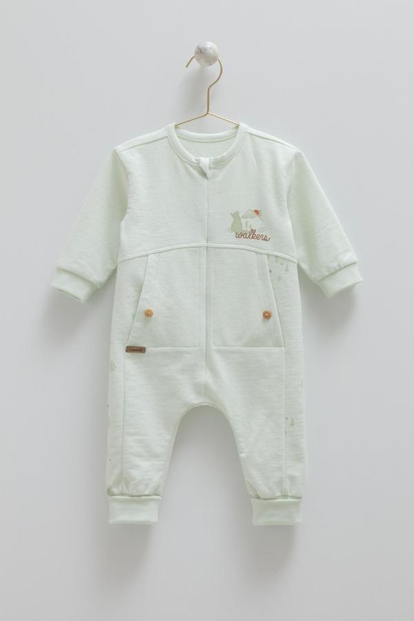 COOL MOUNTAIN CEP DETAYLI ÖNDEN FERMUARLI TULUM - CARAMELL  - TE2023 - Yeşil - 3 - 6 Ay - TE2023-Yeşil-3 - 6 Ay Yeşil - Image 1