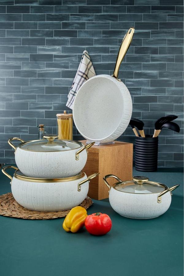 Cooker 7 Parça Granit Tencere Tava Seti - Image 1