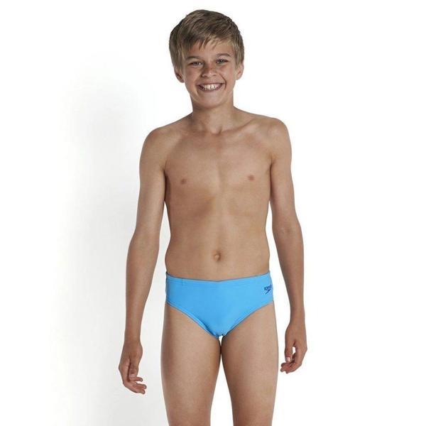 Speedo Logo Endurance 10 Brief Erkek Çocuk Yüzücü Mayosu Mavi - Image 1