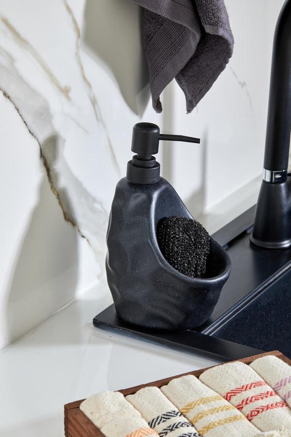 Cooker Seramik Süngerlikli Sıvı Sabunluk – 180 Ml | Şık, Pratik Ve Hijyenik Çözüm! - Image 1