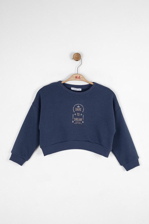 DARE SWEATSHIRT İndigo - Image 1