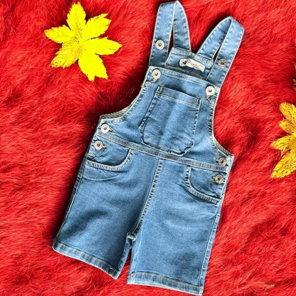 KOT ŞORT SALOPET Mavi - Image 1