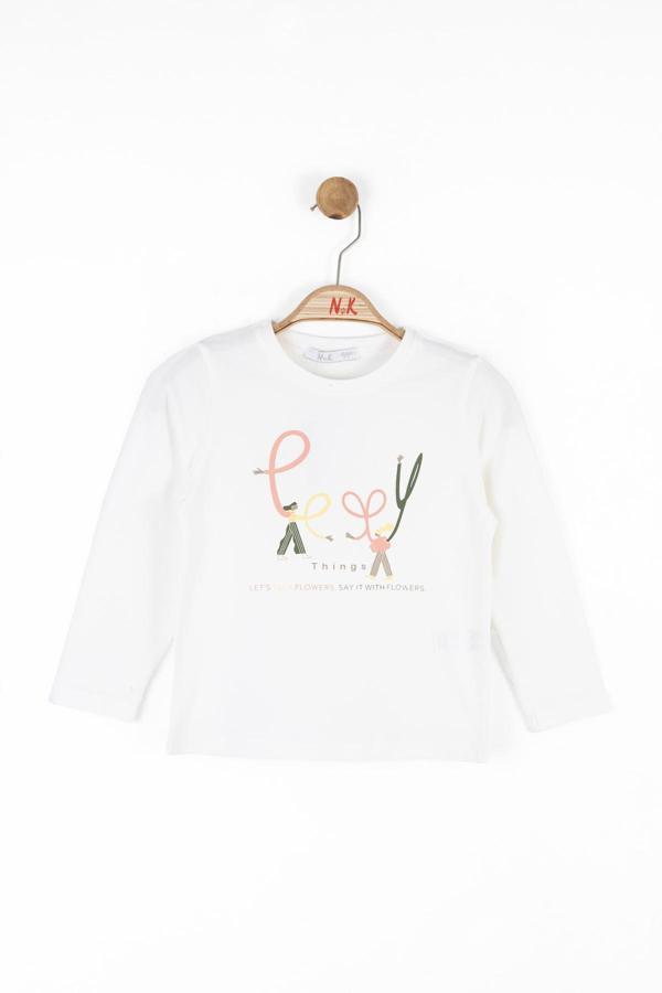 TALK İKİİPLİK SWEATSHIRT Ekru - Image 1