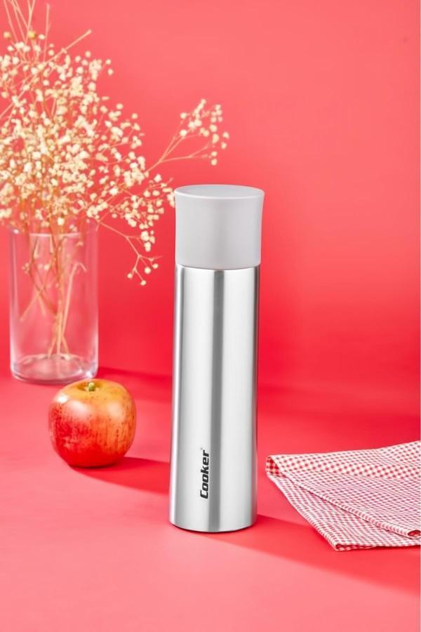 Cooker -Ckr-2057-0.50 Lt Paslanmaz Çelik Termos-Krem - Image 1