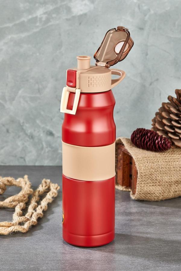 Wonder Lüx 304 Paslanmaz Çelik Termos 700 Ml Çelik Matara Termos Okul Su Suluk Koku Yapmaz - Image 1