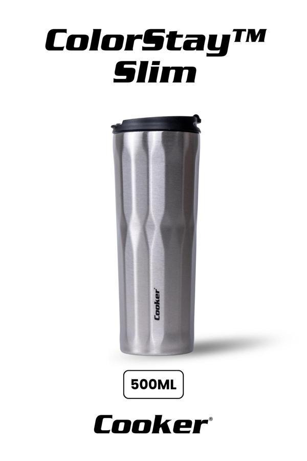 Cooker 0.50 Lt Paslanmaz Çelik Termos Kamp Ofis Piknik Termosu - Image 1