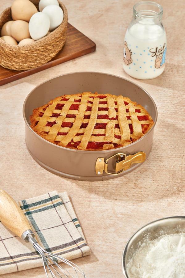 Cooker Kelepçeli Çelik Kek Kalıbı 24 Cm - Image 1