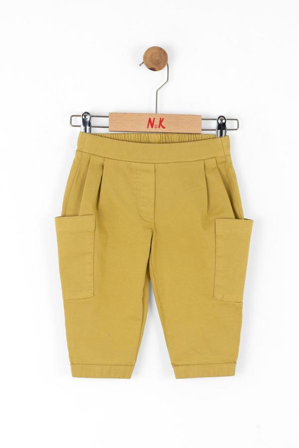 YAN CEPLİ SWEET PANTOLON Yeşil - Image 1