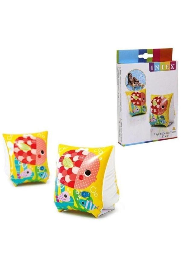 Intex 58652 Balık Desenli Kutulu Yüzme Kolluğu 23x15cm 3-6 Yaş - Image 1