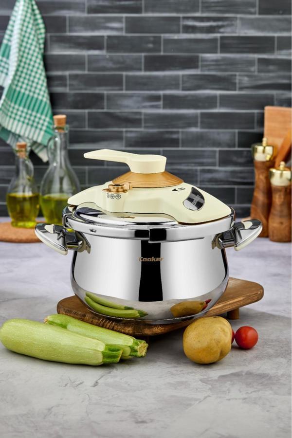Cooker 5 Lt. Lüks Klipso Kapak Düdüklü Tencere - Image 1