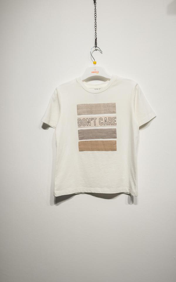 APLİKELİ TSHIRT Bej - Image 1