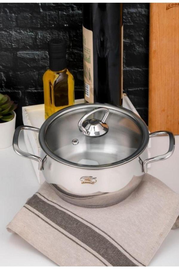 Cooker Ckr-1619 Lara Çelik Derin Tencere 16 Cm - Image 1