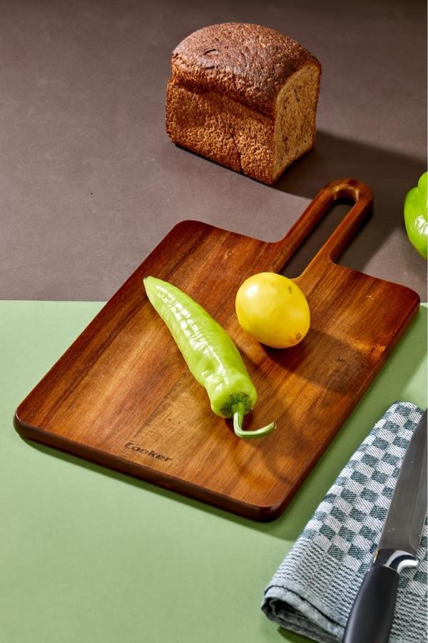 Cooker Lüx 40X22 Cm Akasya Ağacı Kesme Tahtası - Image 1