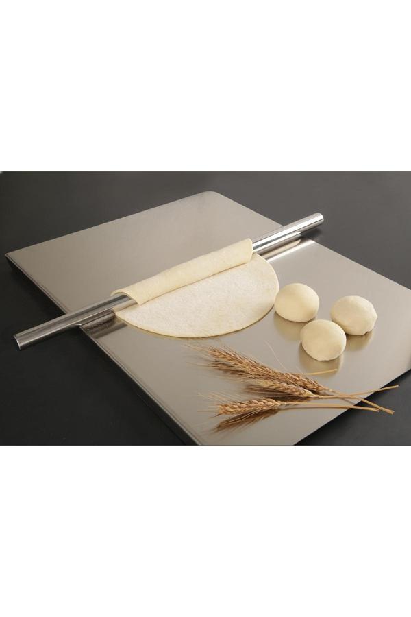 Cooker 50 Cm Paslanmaz Çelik Oklava Hamur Açma Aparatı - Image 1