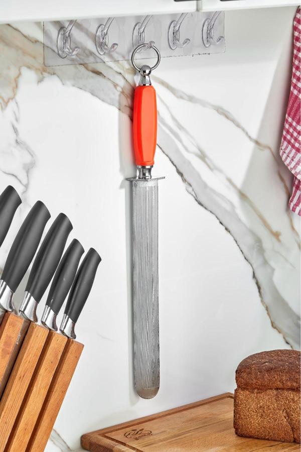 Cooker 12 İnç (30 Cm) Profesyonel Paslanmaz Çelik Masat - Güçlü Ve Etkili Bıçak Bileme - Image 1