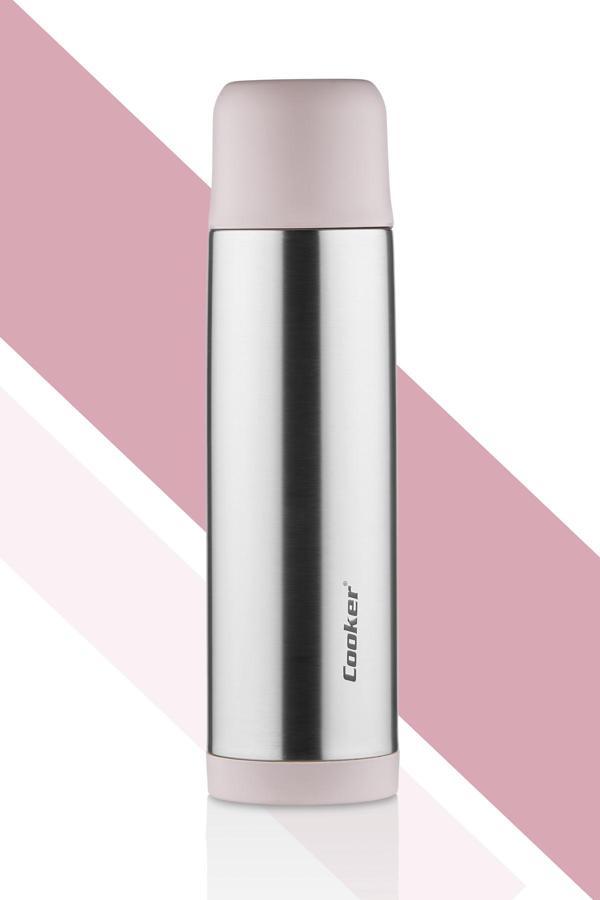 Cooker 0,75 Litre Çelik Termos Pudra Pembe Ckr2002 - Image 1
