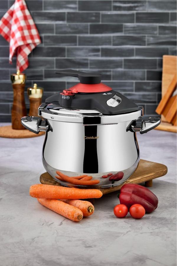 Cooker 7 Lt. Lüks Klipso Kapak Düdüklü Tencere - Image 1