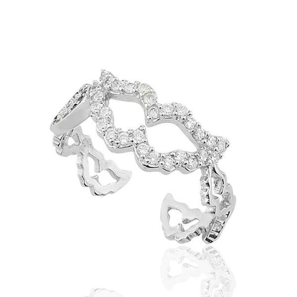 Supertrend Gümüş Nazarlı Melek Kanadı Bayan Yüzük - Image 1