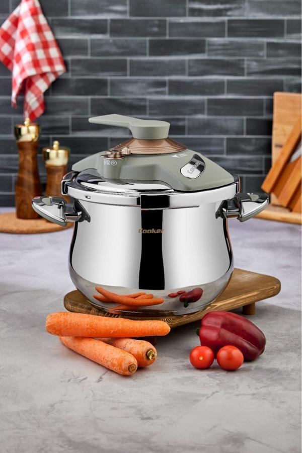 Cooker 7 Lt. Lüks Klipso Kapak Düdüklü Tencere - Image 1