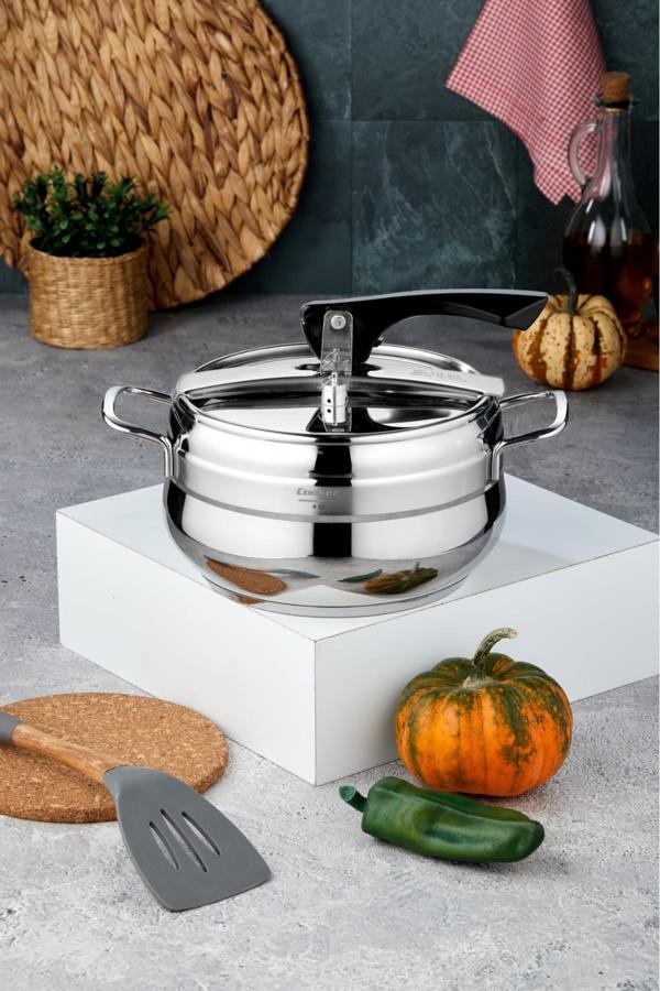 Cooker 4 Lt Paslanmaz Çelik Düdüklü Tencere - Image 1