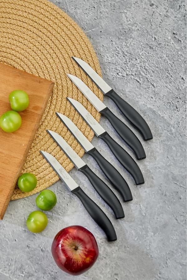 Cooker 12 Li Lüx Paslanmaz Çelik Sebze Ve Meyve Bıçağı - Image 1