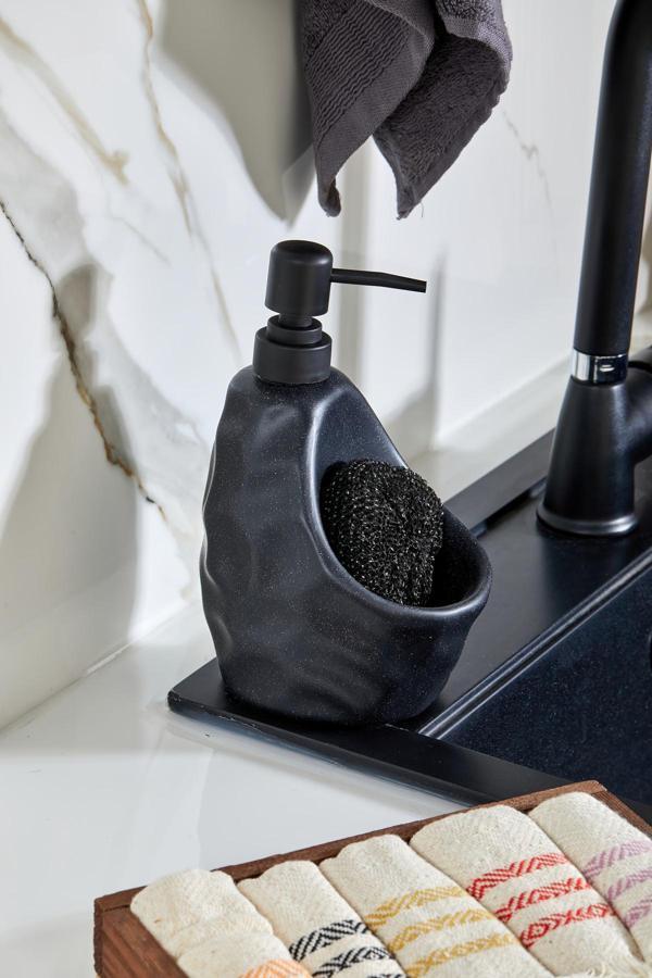 Cooker Seramik Süngerlikli Sıvı Sabunluk – 180 Ml | Şık, Pratik Ve Hijyenik Çözüm! - Image 1