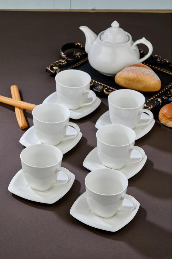 Cooker 6'Lı 220 Ml Porselen Fincan Seti | Şık Kutulu Hediyelik Kahve Fincanı - Image 1