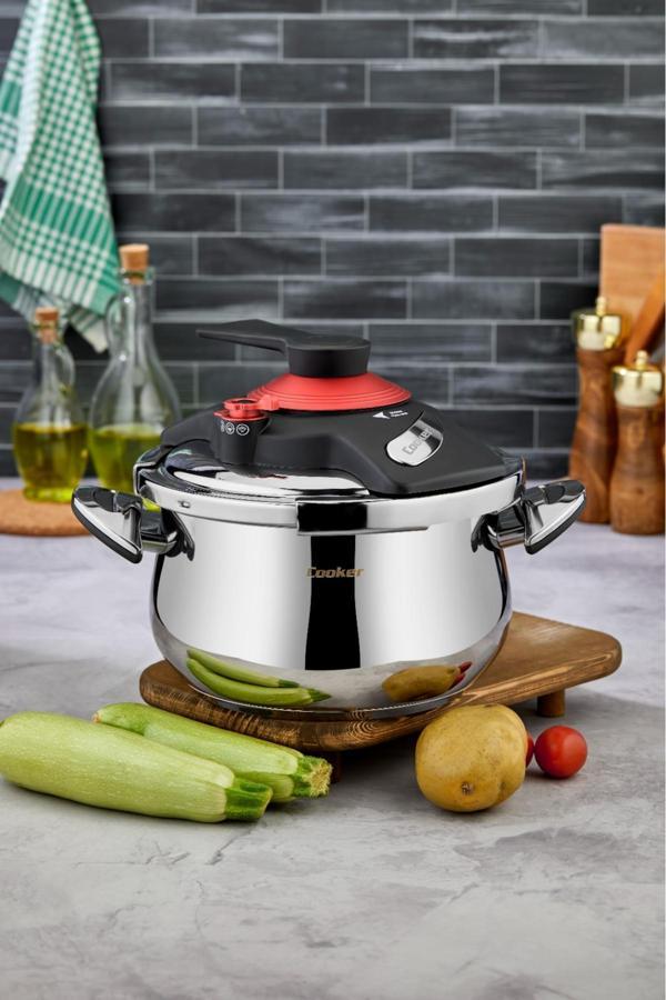 Cooker 5 Lt. Lüks Klipso Kapak Düdüklü Tencere - Image 1