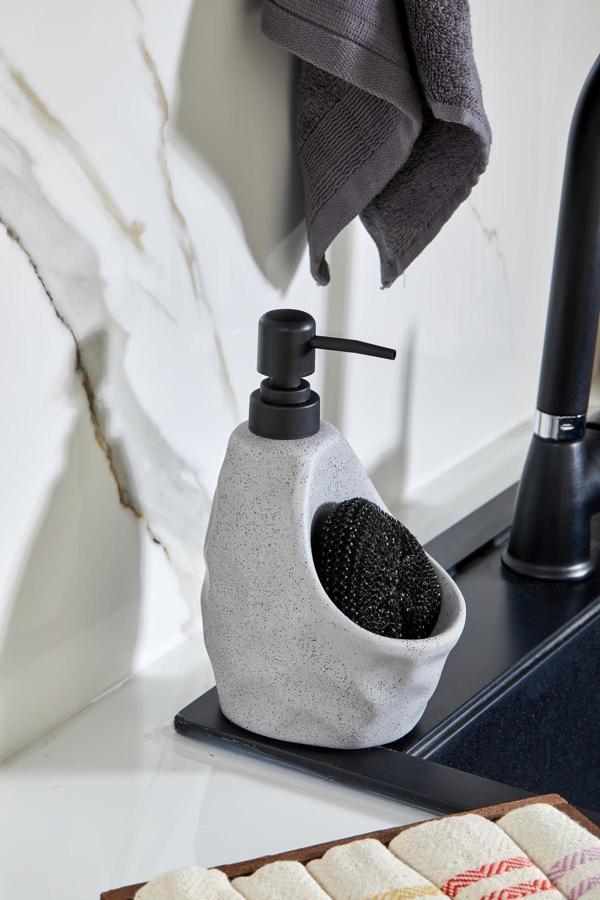 Cooker Seramik Süngerlikli Sıvı Sabunluk – 180 Ml | Şık, Pratik Ve Hijyenik Çözüm! - Image 1