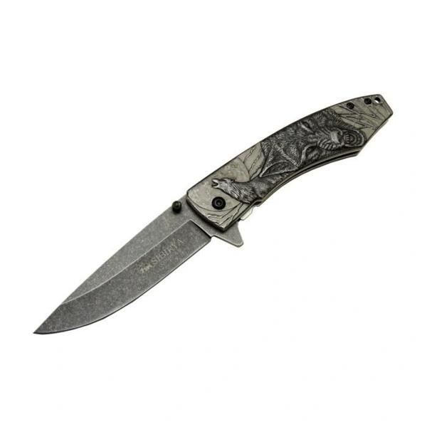Sibirya Kurt Çakı  Eskitme S-2072B 21 CM - Image 1