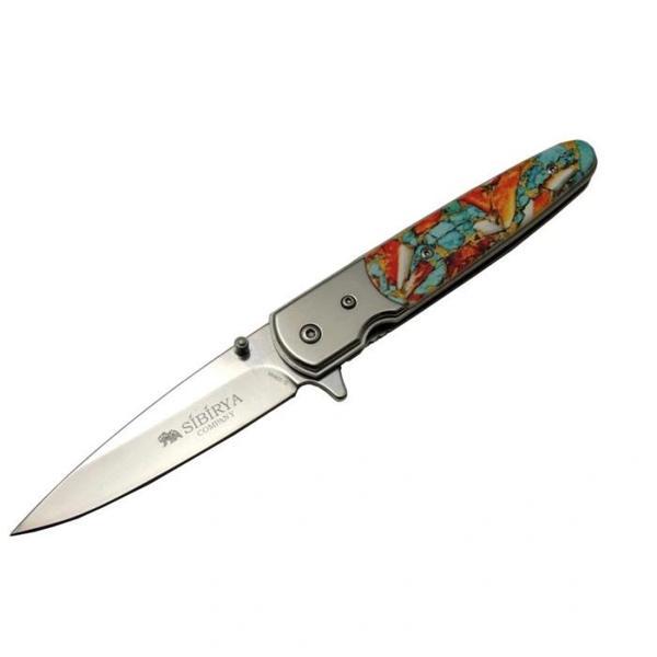 Sibirya Renkli Cep Çakısı S-2084A 20 CM - Image 1