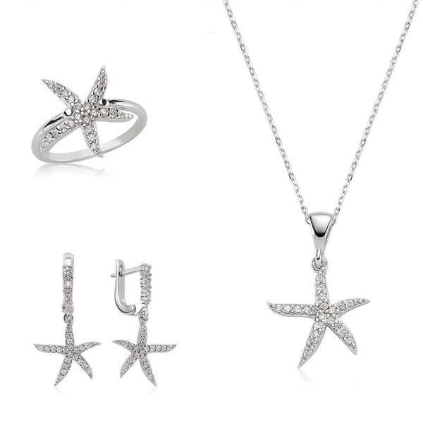 Supertrend Gümüş Deniz Yıldızı Bayan Set - Image 1
