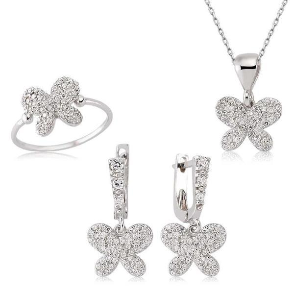 Supertrend Gümüş Kelebek Bayan Set - Image 1